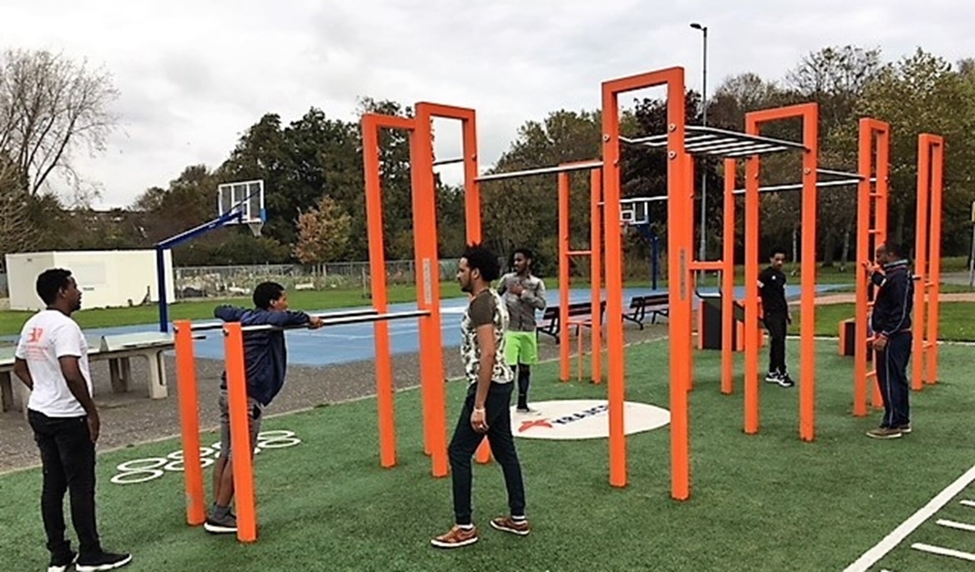 De fitplaats in De Prinsenhof is ook gesloten om te voorkomen dat er teveel mensen samenkomen (foto: SenW).