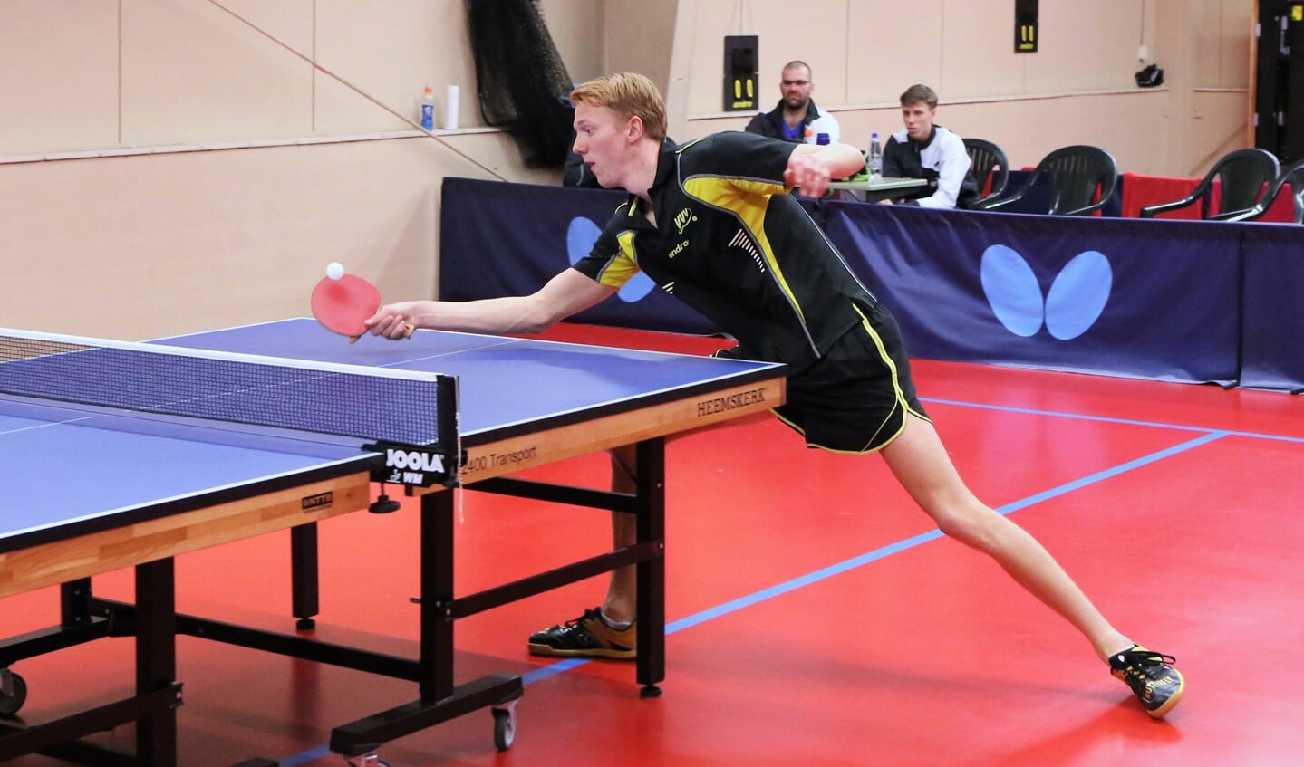 Matthijs van der Heiden kreeg in zijn tweede partij wél loon naar werken en liet de sterke De Hoop geen kans. (foto: pr VVV).
