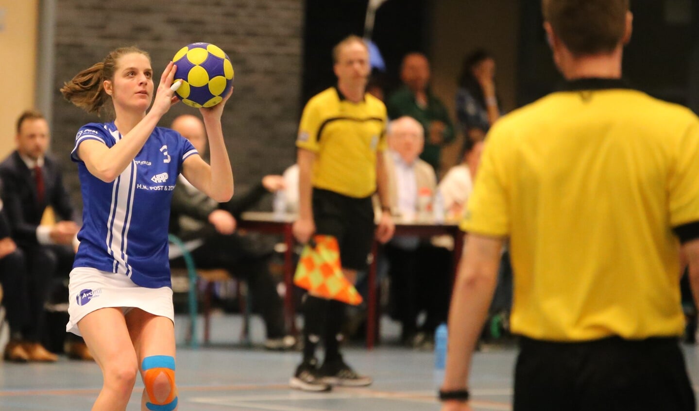 Belangrijke rol voor Manon Ballings met 5 treffers. (foto: Nicoline de Bakker)