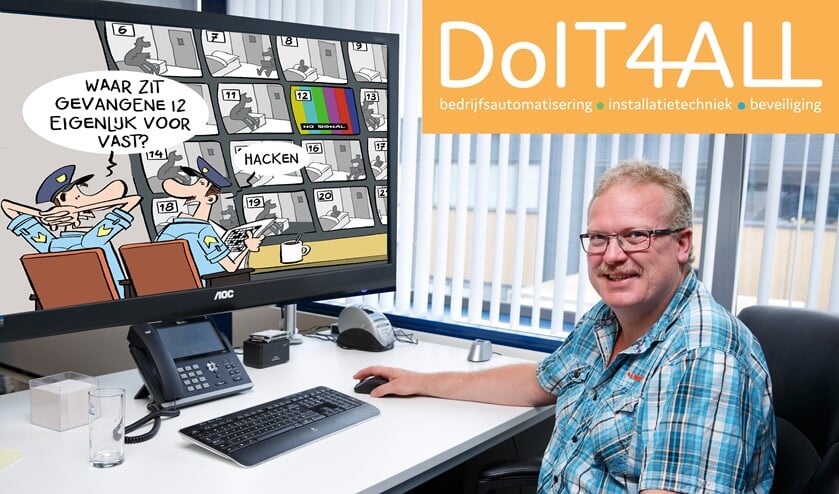Michel Broekarts, oprichter van DoIT4All, weet als geen ander wat de gevolgen kunnen zijn van niet-beveiligde computersystemen (foto: pr).