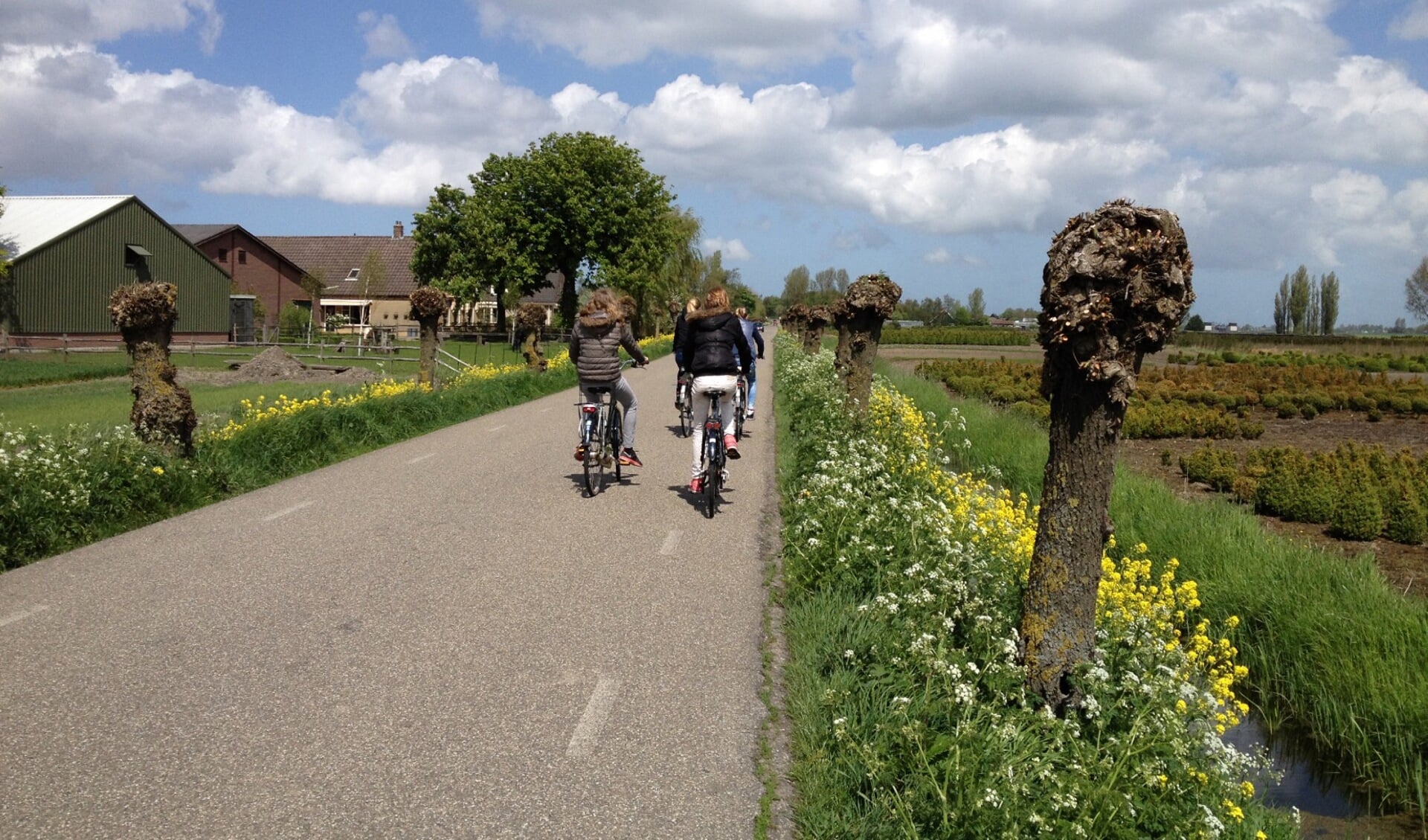 De route is circa 23 km lang en brengt u langs een aantal watervriendelijke plekken en waterpunten in de gemeente (foto: Martijn Mastenbroek).
