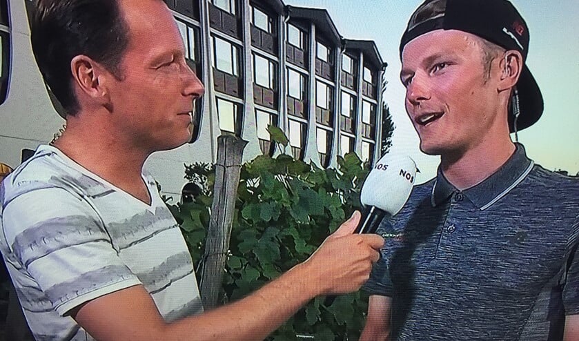 Herman van der Zandt interviewde Van Baarle voor de Avondetappe.