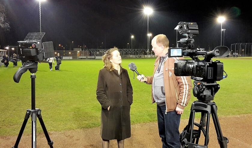 <p>Sportverslaggever Alexander Wagener van Het Krantje is ook actief voor Midvliet (archieffoto Midvliet).</p>