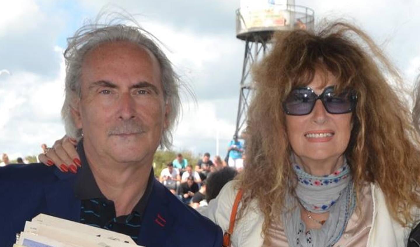 Martin en zijn vriendin Els op de boulevard in Kijkduin.