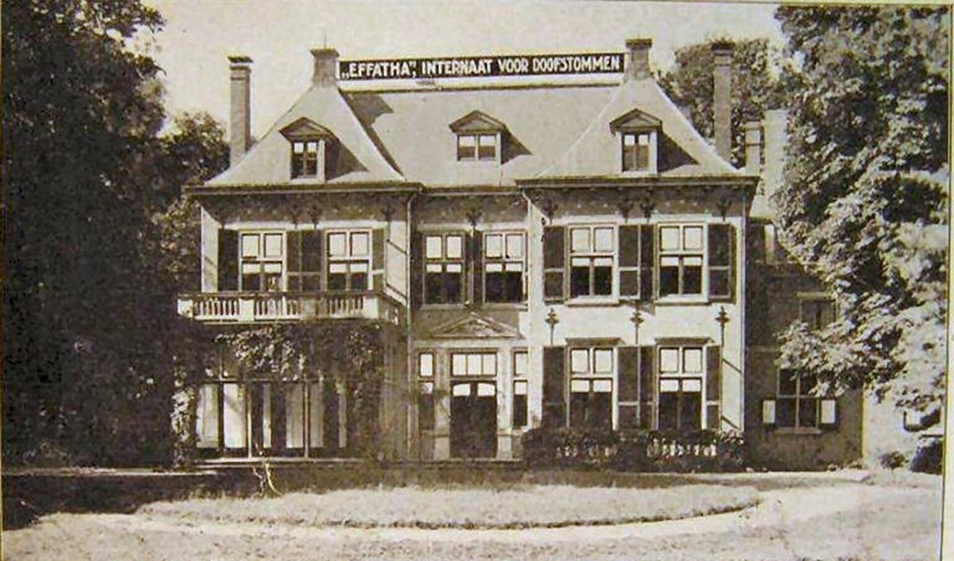 Effatha vestigde zich in 1926 op het Voorburgse  terrein van de landgoederen Hoekenburg en Arentsburgh (foto: pr).