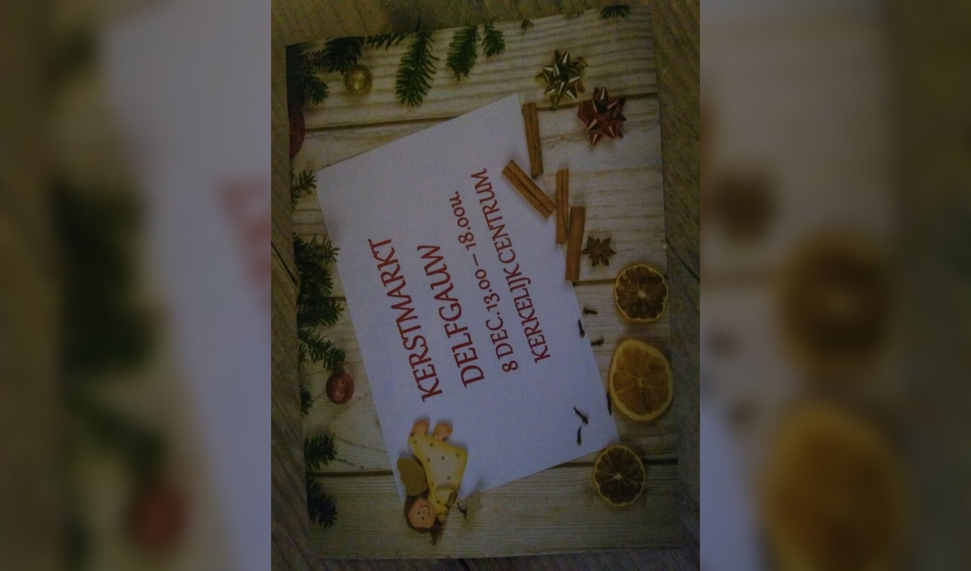 Tekst, engeltje, kersttak