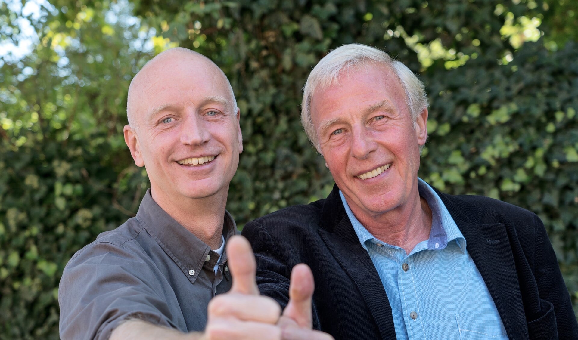 Hans van Ierland en Jan van Vliet.  (Foto: John Voermans)