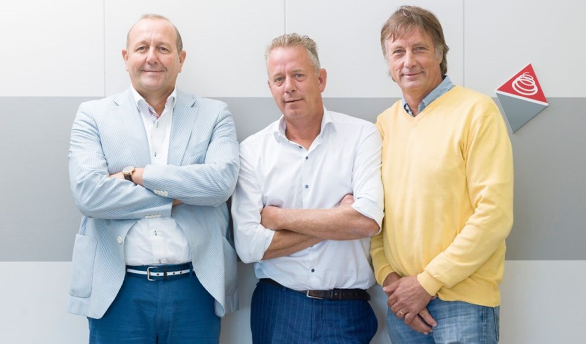 Fons van Eijk, Derk Beetsma en Peter van Koppen. (foto: archief)