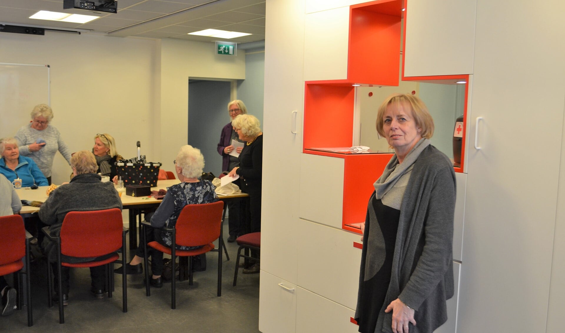 Heleen Herms heeft het taakveld zelfredzaamheid onder haar hoede genomen bij het Rode Kruis Leidschendam-Voorburg (foto: Inge Koot).