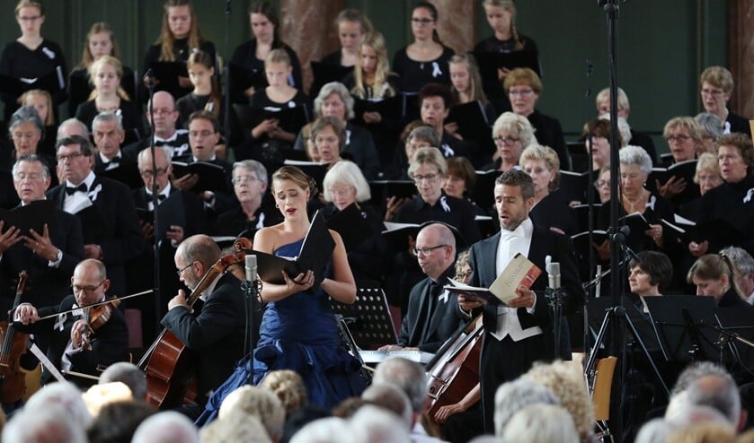 <p>Uitvoering van Corda Cantata, het concertkoor van Corda Vocale (archieffoto).</p>