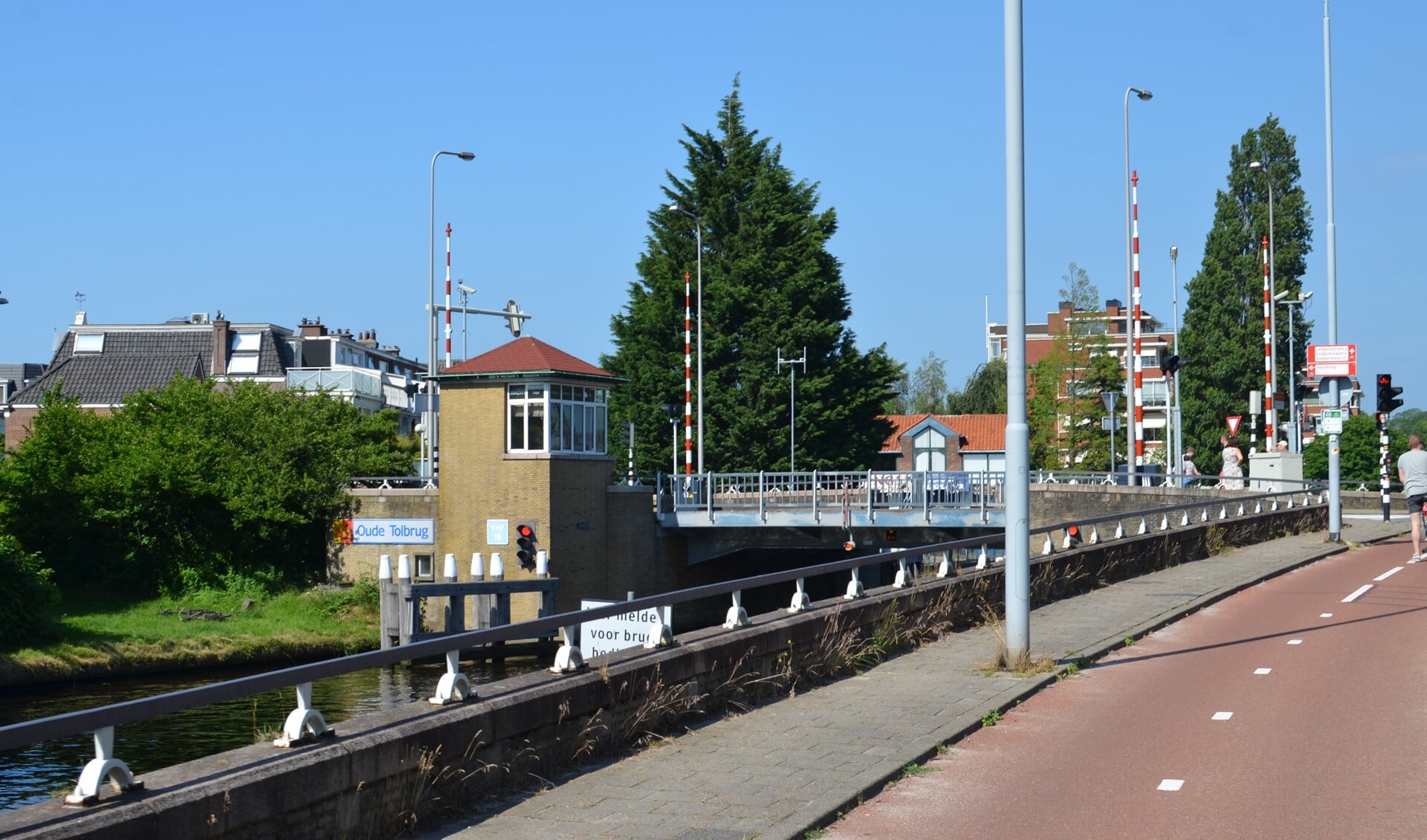 Het brugwachtershuisje van de Oude Tolbrug in Voorburg (foto: Wikipedia Commons / Steven Lek).