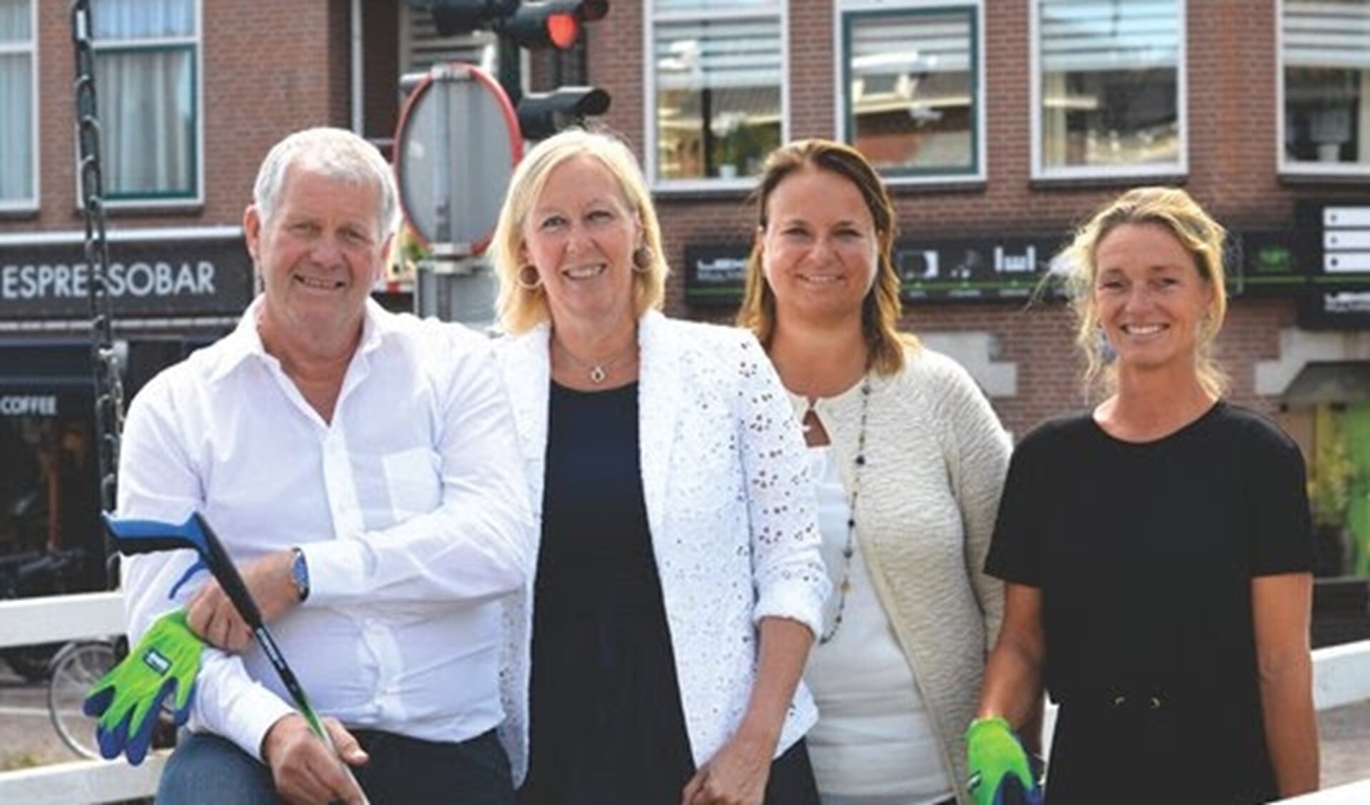 V.l.n.r.; Cock van Rijn, Astrid van Eekelen, Nadine Stemerdink en Vicky van der Krogt. (Foto: Yvette Koedam)