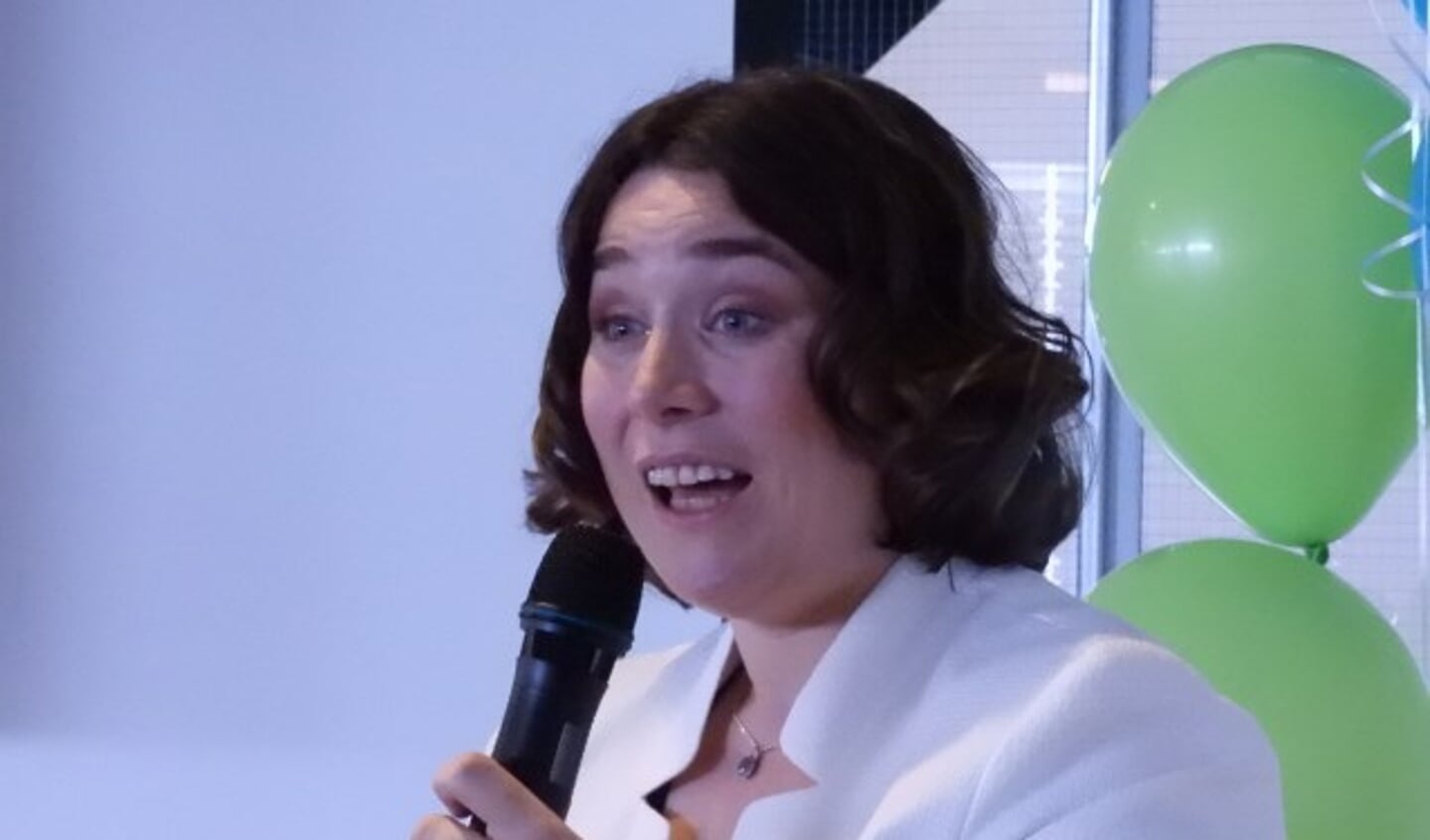 Marianne spreekt graag over de kansen die ontstaan door het verbeteren van de toegankelijkheid voor mensen met een beperking. (Foto: Willem van Altena)