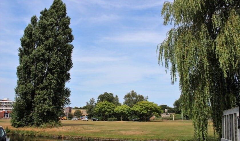 Het terrein waar onder ander Veurs Voorburg gebouwd gaat worden (Foto: DJ).