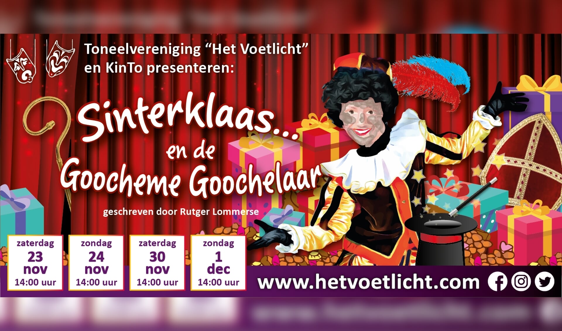 Flyer Sinterklaas......en de goocheme goochelaar