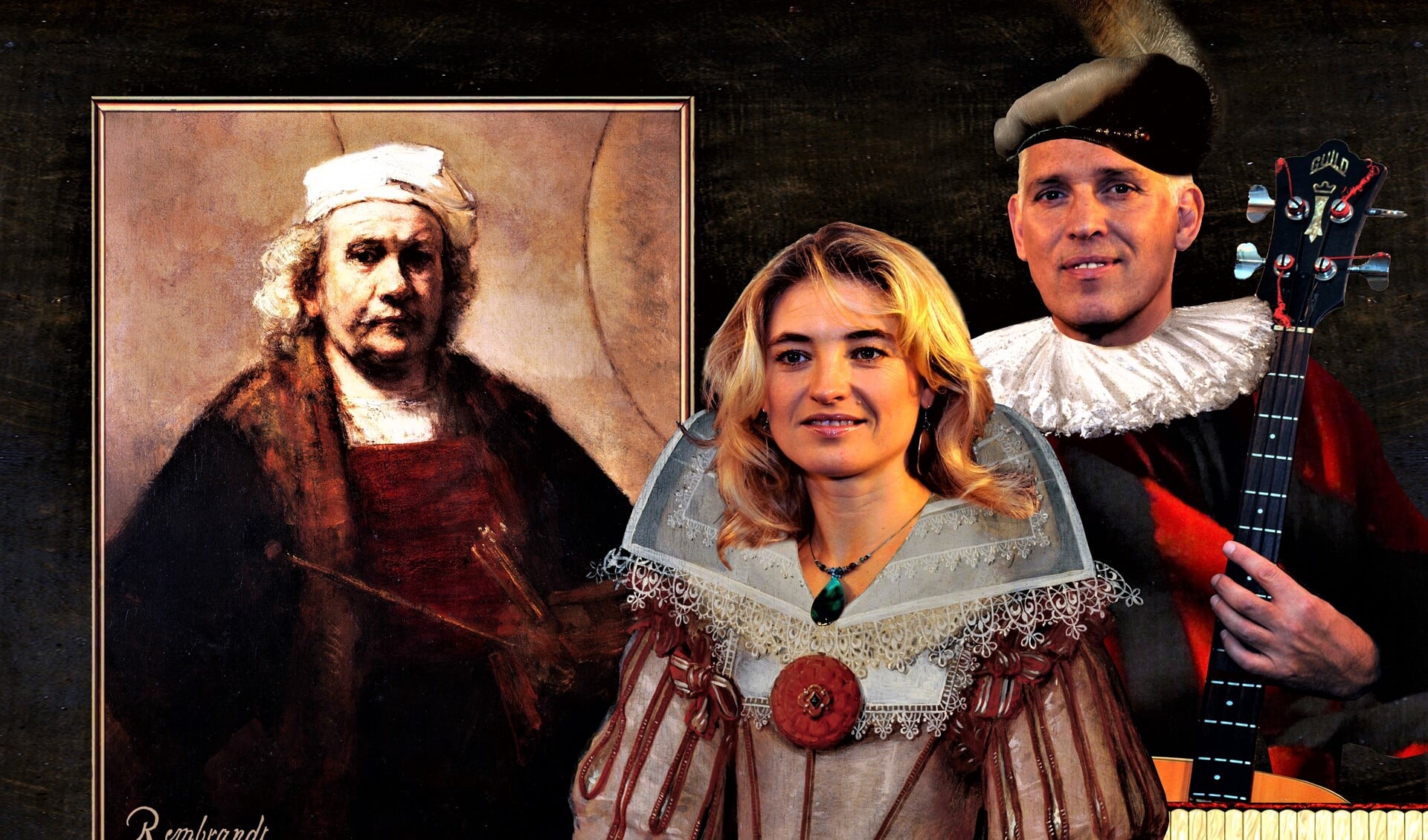 Muziekvoorstelling Rembrandt & de Gouden Eeuw met Hans Visser en Irena Filippova (foto: pr).