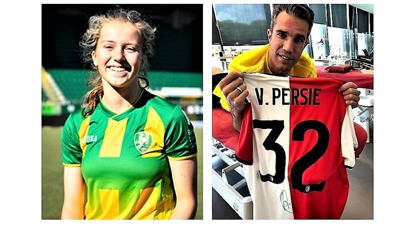 Lotte Langerak (RKAVV, ex-ADO MO17) scoorde & het laatste shirt van Robin v. Persie is vrijdagavond veilingkavel.
