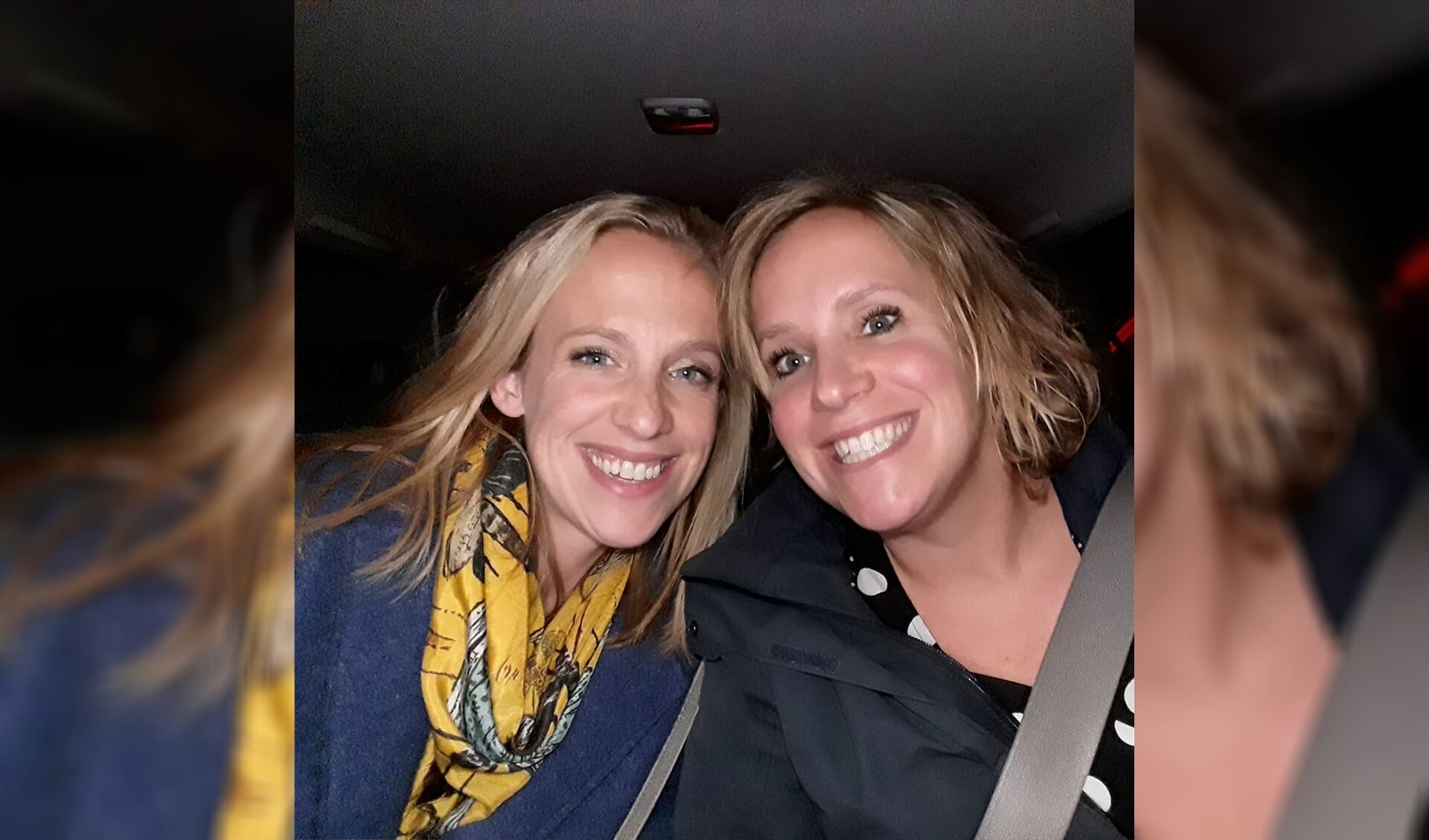 Cynthia en haar lieve zus Lindsey die spontaan een crowdfunding is gestart.