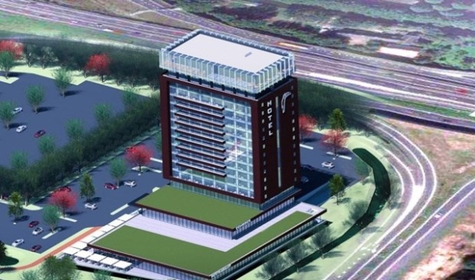Buurgemeente Zoetermeer krijgt een Van der Valk hotel. Op de illustratie afgebeeld een nieuw Valk Exclusief hotel, dat in Schiedam gebouwd gaat worden. (Foto: www.valkexclusief.nl/)