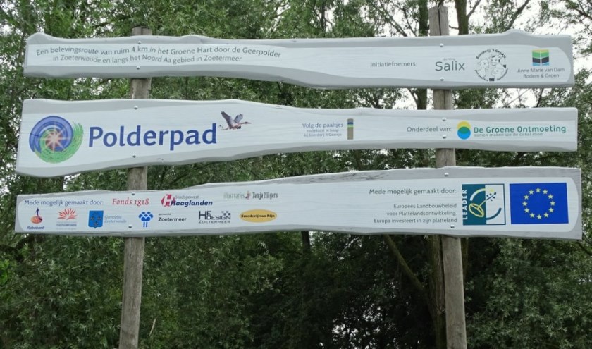 Probeer het puike polderpad en leer de omgeving goed kennen. Tekst en foto: Rob Wiewel