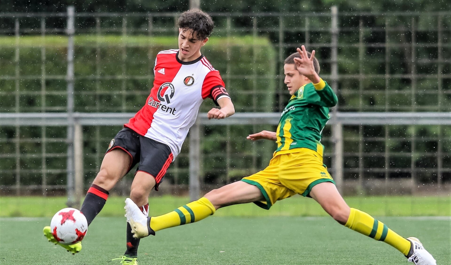 Edon Fetahi (v.a. 2019-2020 RKAVV) speelde in september 2017 nog bij Feyenoord (foto: Feyenoord-website).