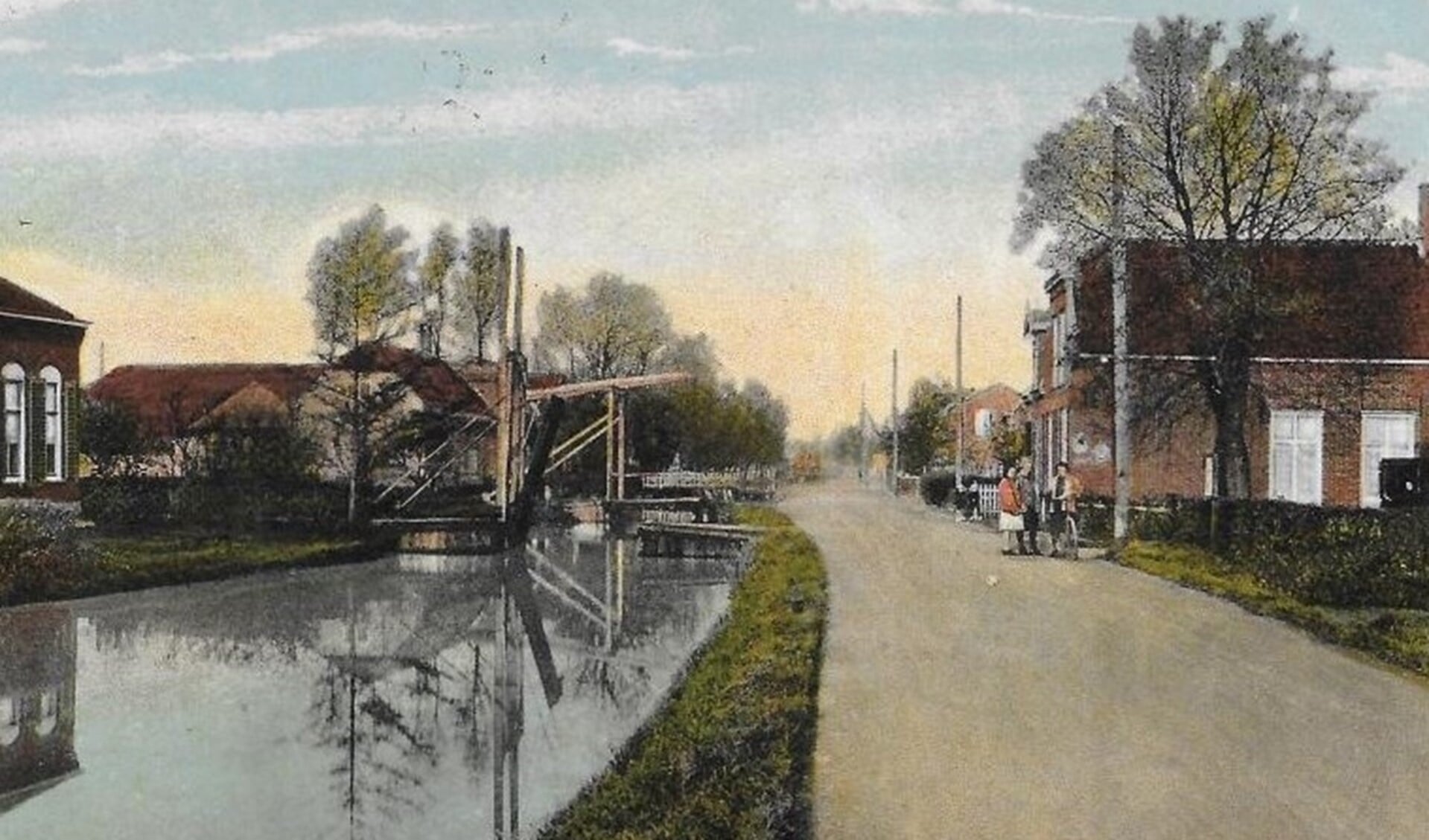De Veenweg te Noordorp in vroeger tijden (archieffoto).