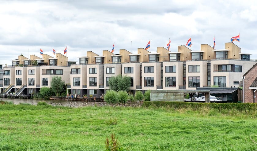 Wapperende vlaggen in Leidschenveen (Foto: Michel Groen)