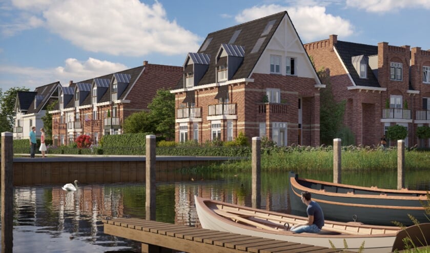 Ook de bouw van het Voorburgs Kwartier loopt vertraging op (Foto: voorburgskwartier.nl).