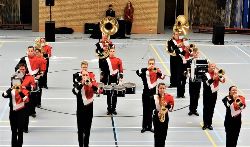 De Marchingband van Showband'75 liet horen hoe de muziek van ‘Jesus Christ Superstar’ moet klinken.