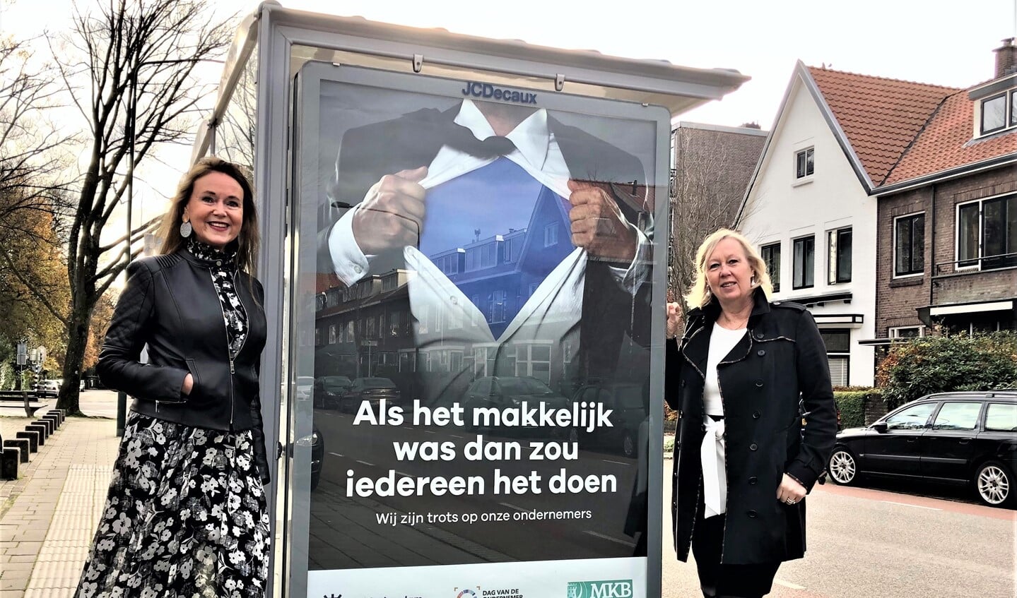 Benedikte Zijlstra, voorzitter van MKB LV, en wethouder Astrid van Eekelen dringen aan op opening van alle sectoren (archieffoto).