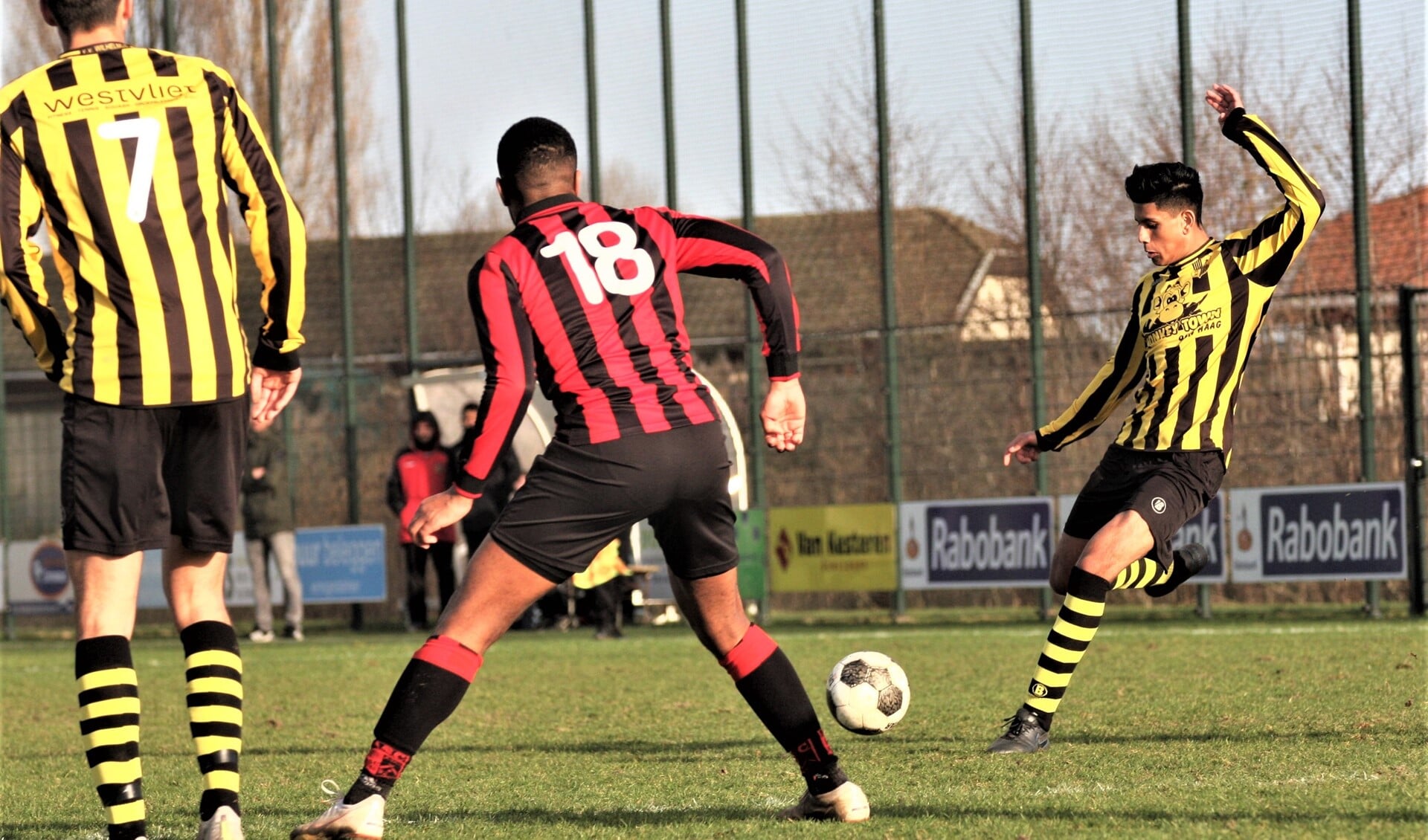 Nieuwkomer Amit Jagai (Wilhelmus) scoorde de 0-2 (archieffoto: AW).