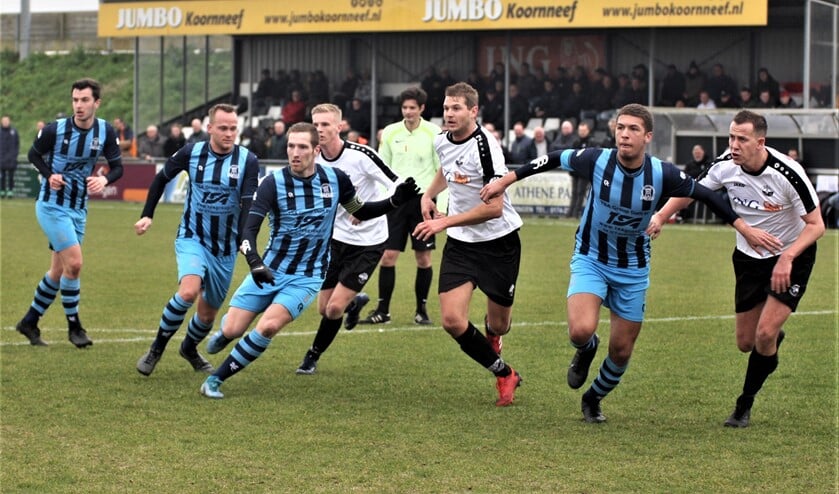 Forum Sport viel tevergeefs aan in de reguliere speeltijd van het bekerduel bij KMD (foto: AW).