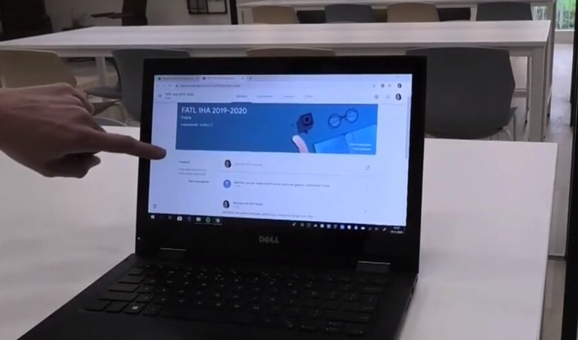 Op het Veurs Lyceum wordt er gewerkt met het programma Google Classroom.