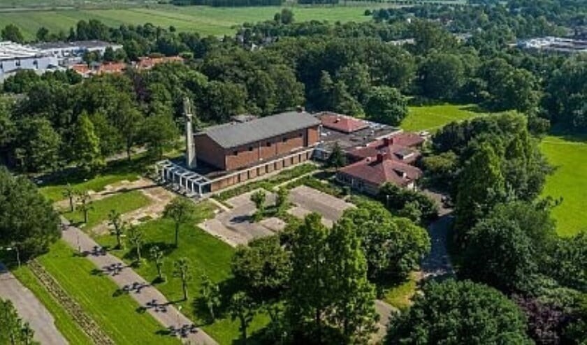 Het huidige hoofdgewouw op Schakenbosch, gezien vanuit de lucht (archieffoto).