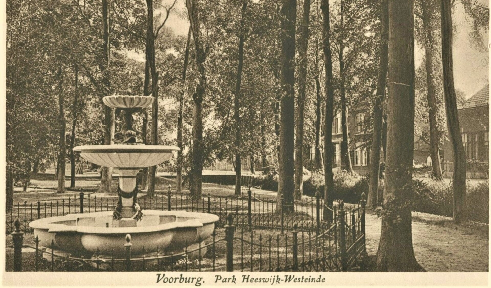 Park Heeswijk aan het Westeinde anno 1925.