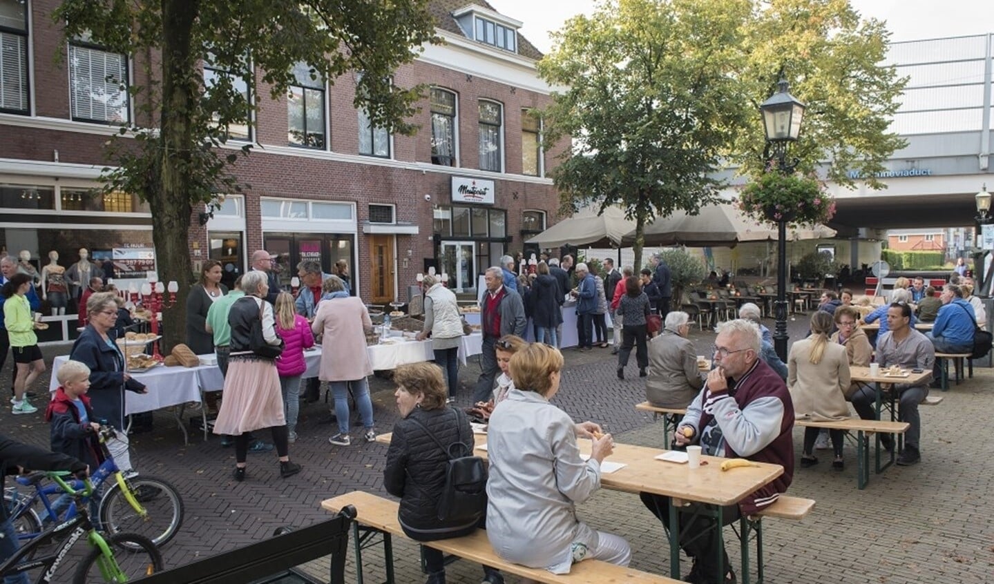 Het stadsontbijt is een van de onderdelen die wel plaatsvinden, uiteraard wel iedereen op meer afstand van elkaar (archieffoto).
