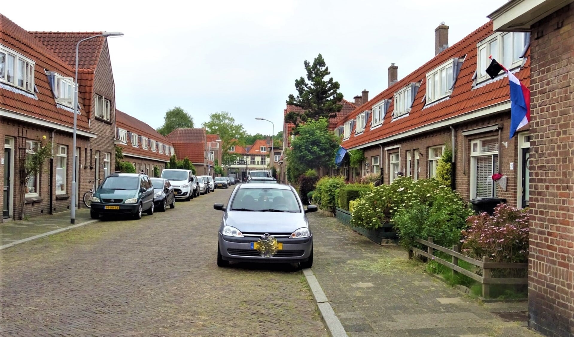 Straat in het Oranjekwartier in Voorburg (archieffoto Ap de Heus).