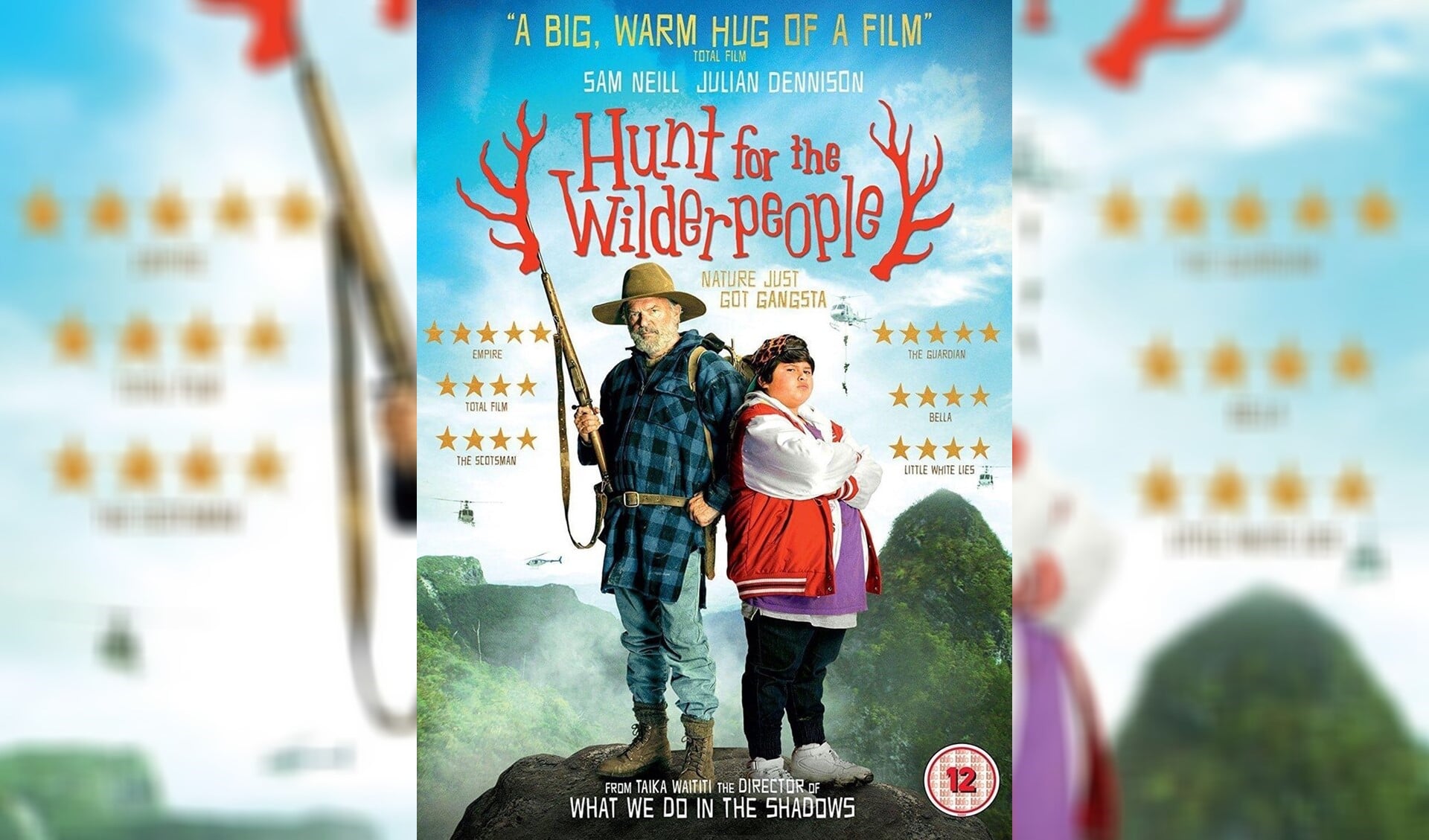 'Hunt for he wilderpeople' is een charmante komedie die wereldwijd werd gewaardeerd maar hier de bioscoop niet haalde (foto: pr).