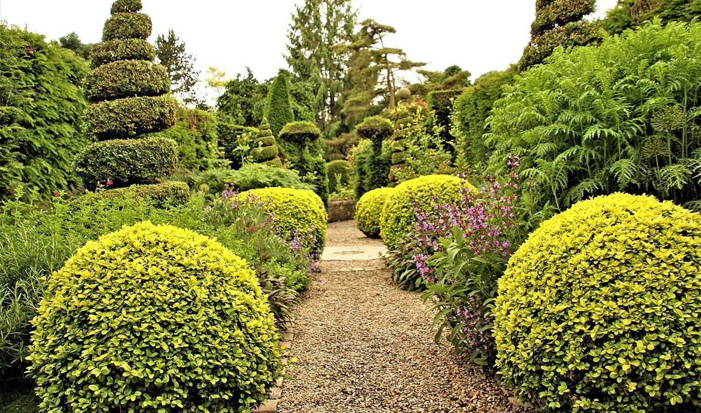 In je tuin ook in de herfst veilig voor corona; hier de York-Gate Garden (foto: pr Groei&Bloei Leidschendam-Voorburg).