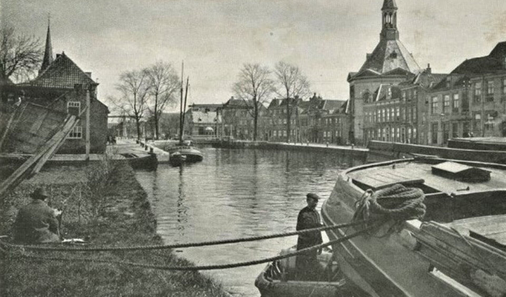 Zicht op Leidschendam in 1920 (foto C. Steenbergh).