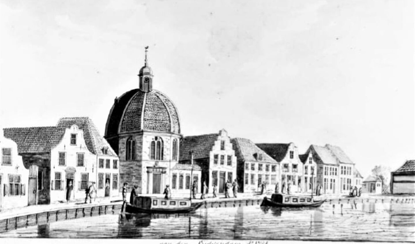 Trekschuiten aan de Leidschendam rond 1785.
