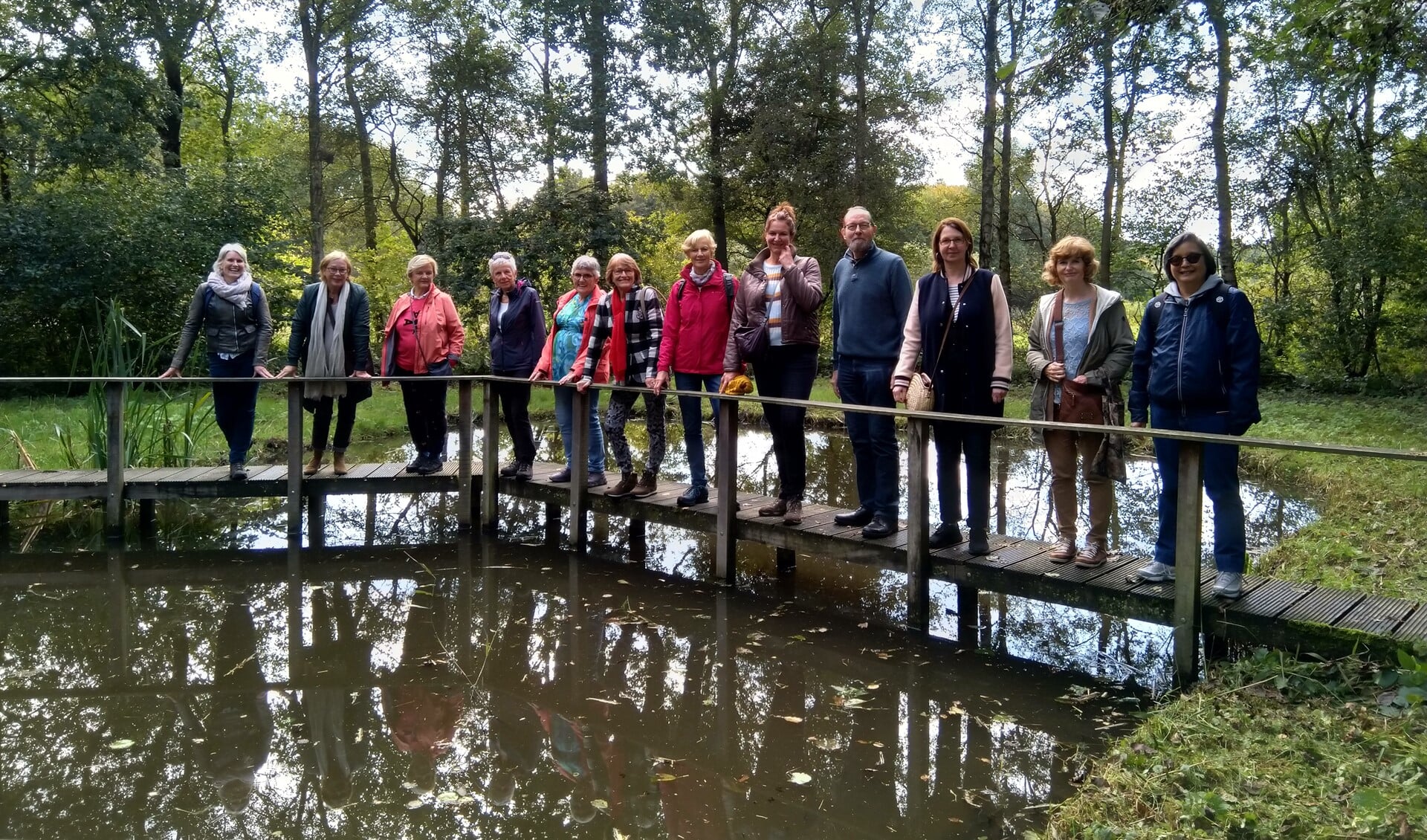 Vrijwilligers ontmoeten elkaar in Westerpark