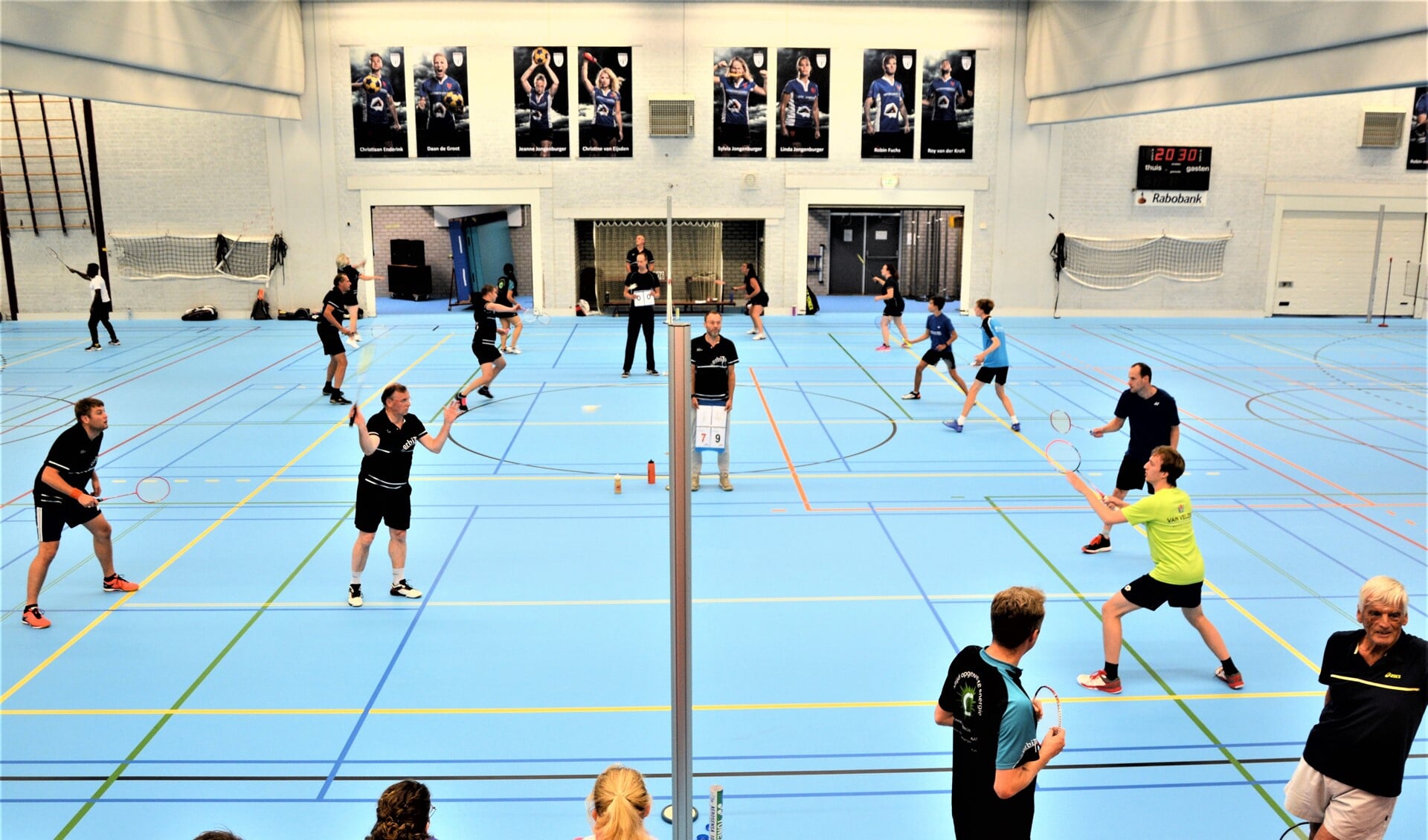 Spannende badmintonwedstrijden bij Orbiton (foto: pr).