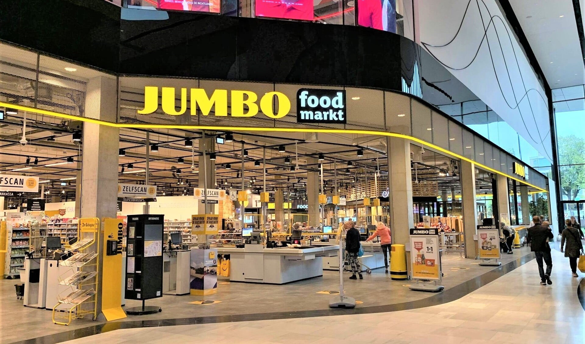 De Jumbo Foodmarket in de Westfield Mall of the Netherlands in Leidschendam (foto: pr).