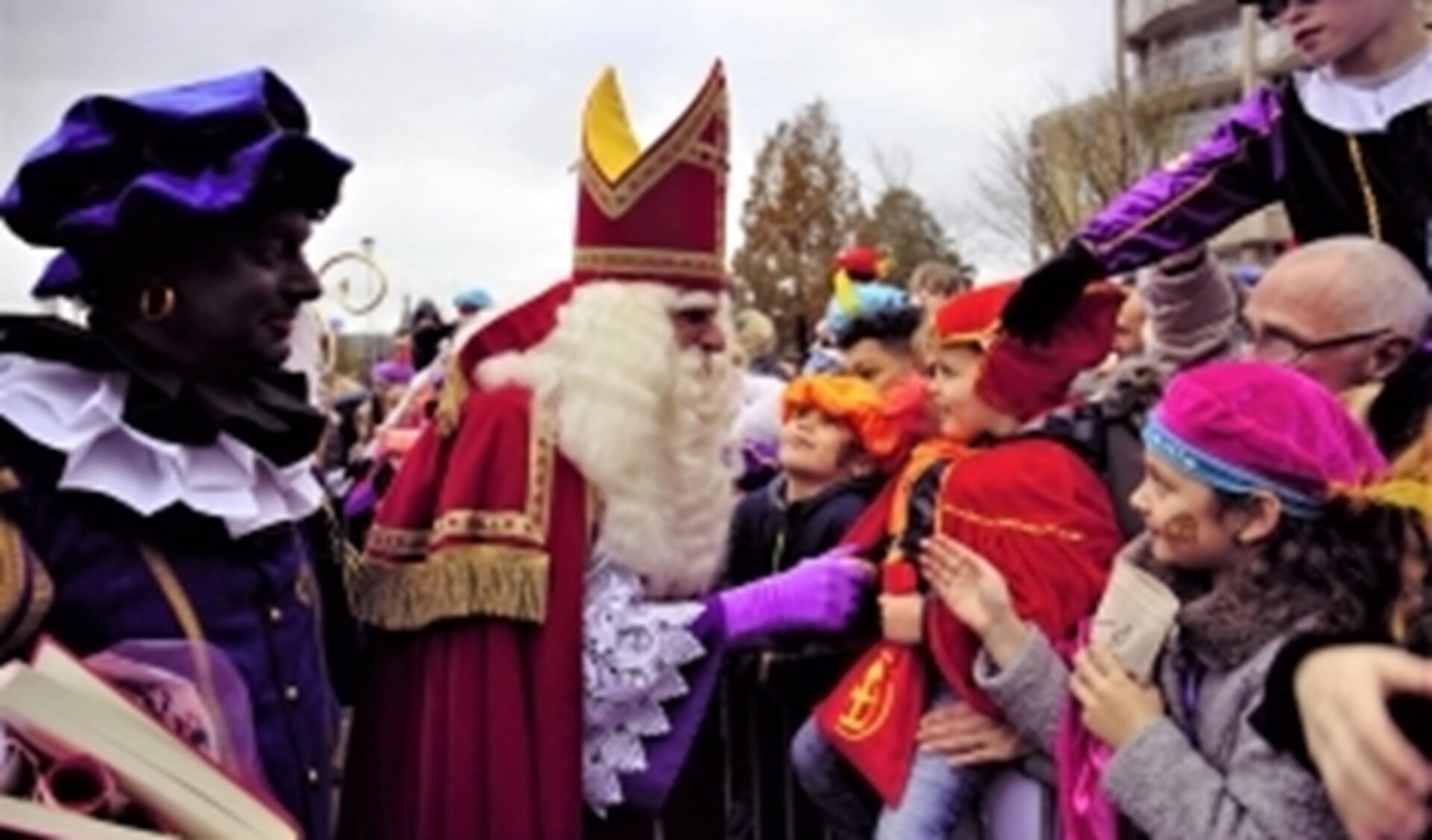 Drukte met Sinterklaas of op kleine schaal. Foto: Fred Roland
