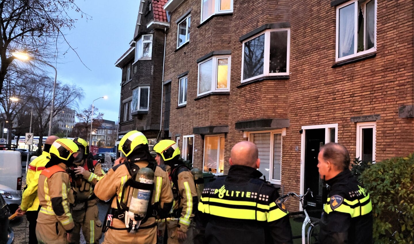 Door de snelle actie van de brandweer was de brand snel geblust. De schade was echter groot (foto: Rene Hendriks).