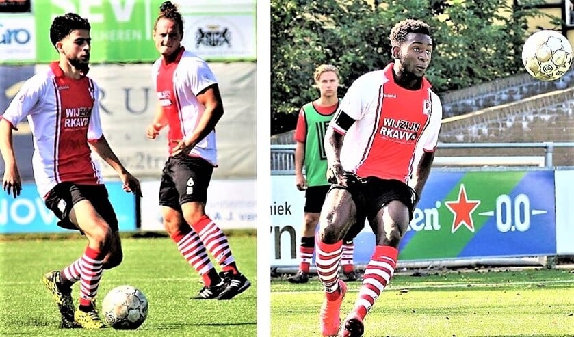 De doelpunten van Ayoub Boukhari & invaller Edwin Agyare (RKAVV) waren niet genoeg voor winst (archieffoto’s: AW).