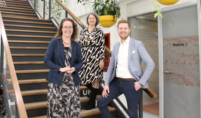 Francijn Brouwer (links), Annie Hutten en Rick van Rumpt.