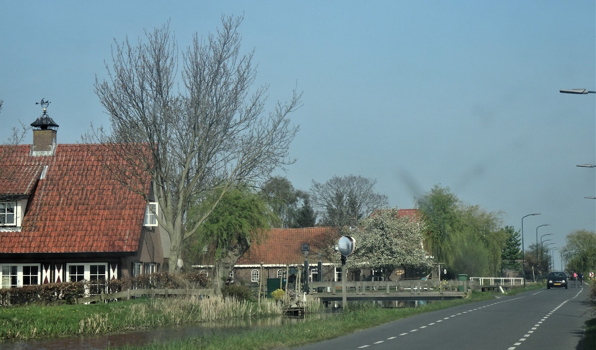 De boerderij van Petrus van Wijk aan het Wilsveen werd verlicht met brongas, of ook wel moerasgas.