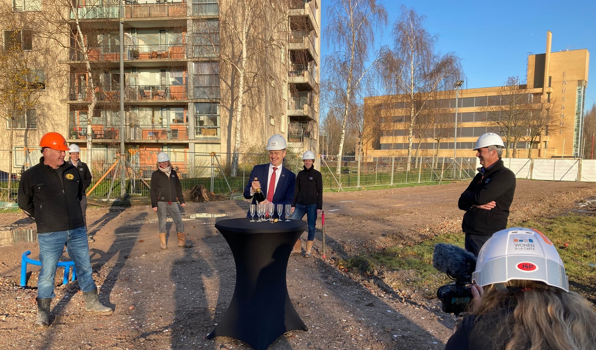 Bij de starthandeling wordt een tijdcapsule begraven.